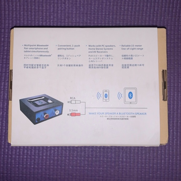 Esinkin Bluetooth Audio Receiver New in Box - Picture 2 of 8
